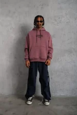 Erkek Paradise Baskılı Kapüşonlu Sweat - Görsel 4