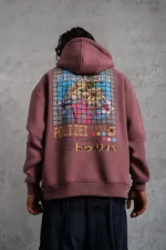 Erkek Patel Six Baskılı Kapüşonlu Sweat